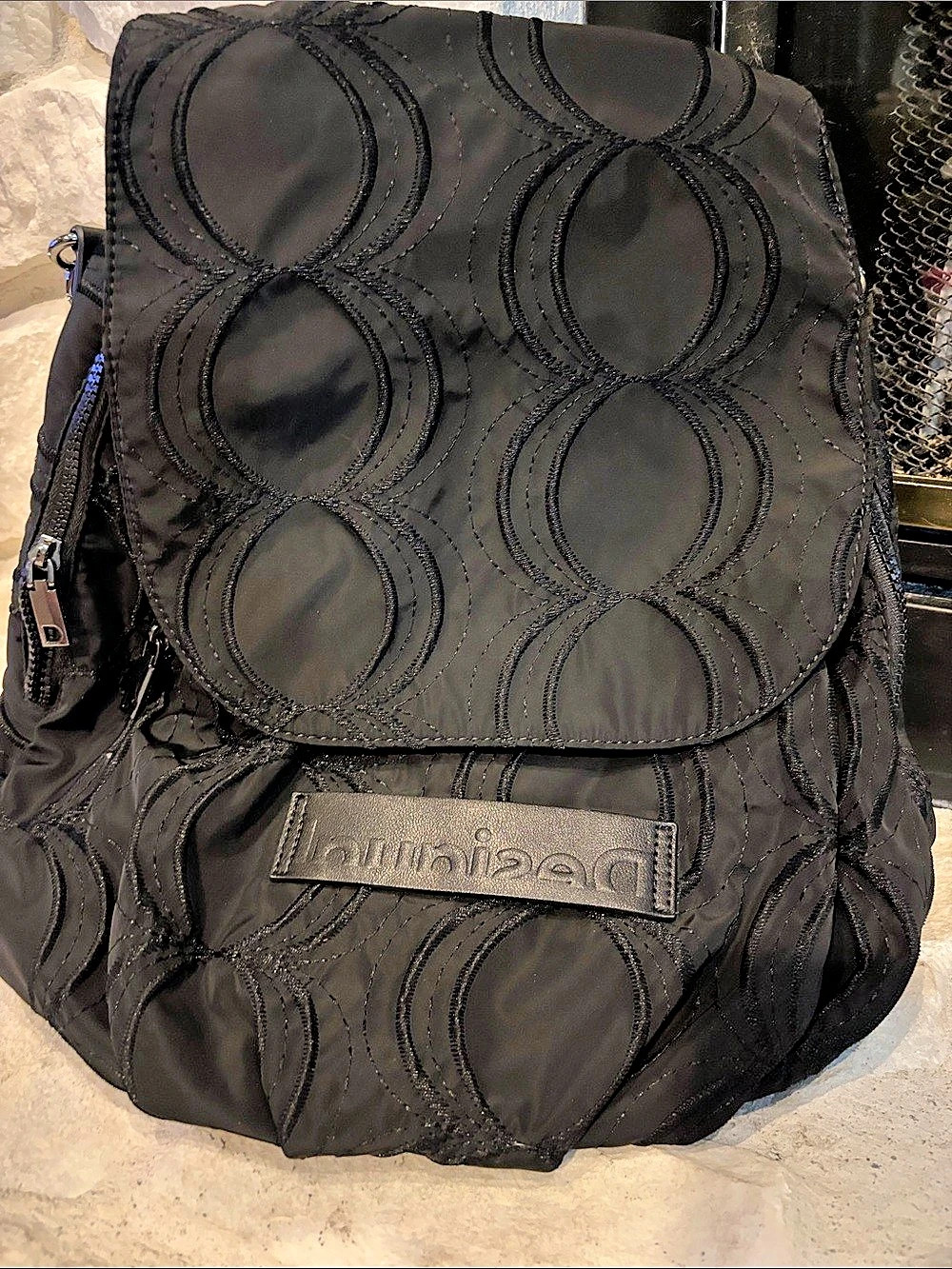 Desigual Black Backpack
